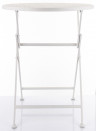 náhled Skládací stolek kulatý bílý GD DESIGN