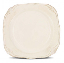 Dezertní talíř keramický krémový 19 cm