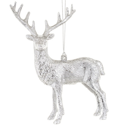 detail Závěsná ozdoba jelen stříbrný GD DESIGN