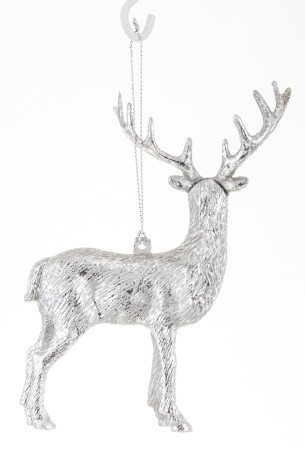 detail Závěsná ozdoba jelen stříbrný GD DESIGN