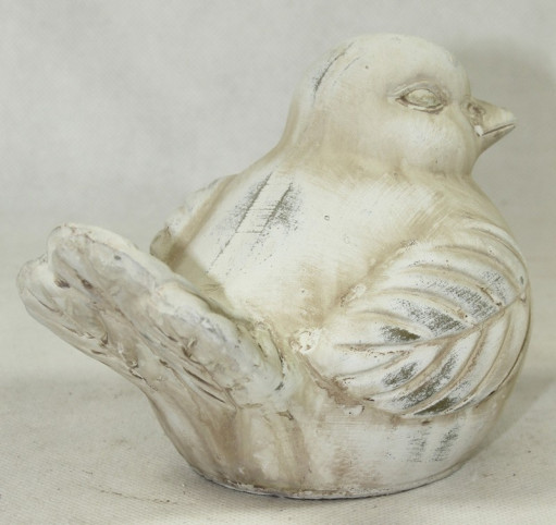 detail Ptáček figurka z kameniny GD DESIGN