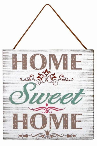 Obrázek s nápisem Home sweet home