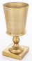 náhled Okrasná váza na nožce zlatá GD DESIGN