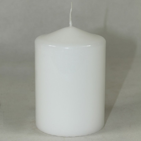detail Klasická bílá svíčka malá GD DESIGN