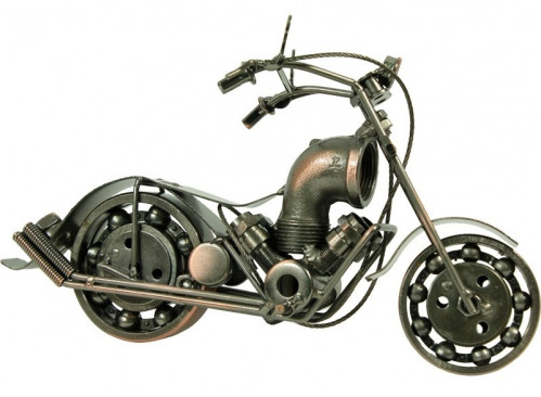 Kovová motorka