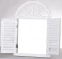 náhled Bílé dřevěné zrcadlo okenice GD DESIGN