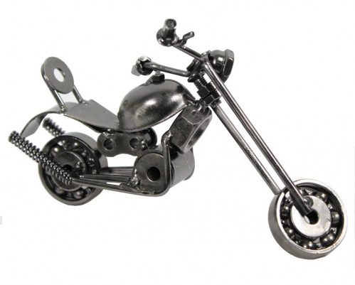 Replika kovový motocykl