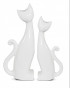 náhled Bílé keramické kočičky sada 2 ks GD DESIGN