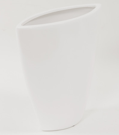detail Bílá váza keramická GD DESIGN