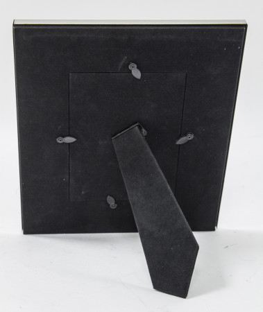 detail Fotorámeček černý se stríbrným okrajem 10x15 cm GD DESIGN