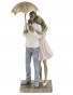 náhled Soška zamilovaného páru pod deštníkem zlatá GD DESIGN