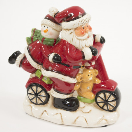 detail Santa na mopedu GD DESIGN