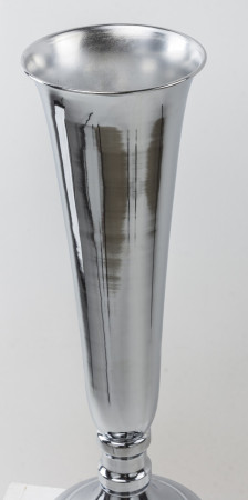 detail Lesklá stříbrná váza GD DESIGN