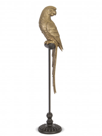 detail Figurka papouška zlatá GD DESIGN