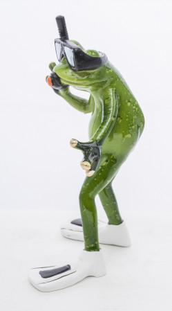 detail Dekorativní figurka žabáka potapěče GD DESIGN