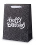 náhled Černá dárková taška Happy Birthday GD DESIGN