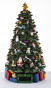 náhled Otočný vánoční strom s hudební skříňkou a led dekorací GD DESIGN