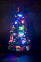 náhled Otočný vánoční strom s hudební skříňkou a led dekorací GD DESIGN