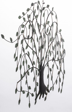 detail Nástěnná dekorace kovový strom GD DESIGN