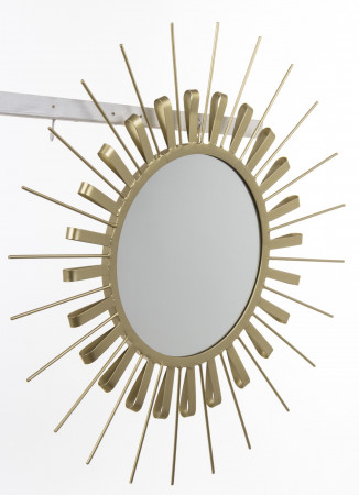detail Zrcadlo zlaté slunce GD DESIGN