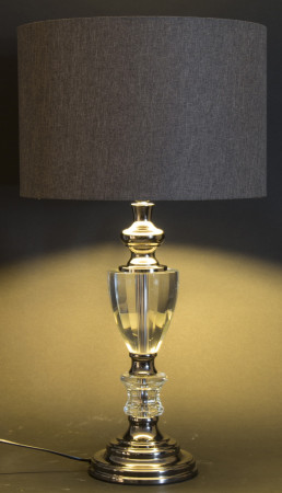detail Stylová lampa s šedým stínidlem GD DESIGN