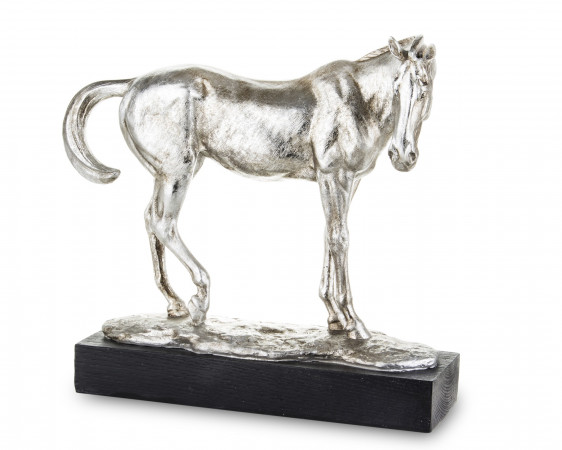 detail Soška kůň stříbrný GD DESIGN