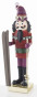 náhled Vánoční figurka Louskáček s lyžemi GD DESIGN