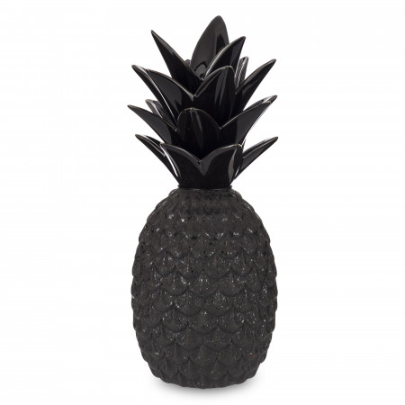 detail Keramická dekorace ananas černý GD DESIGN