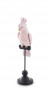 náhled Figurka růžový papoušek na bidýlku 27 cm GD DESIGN