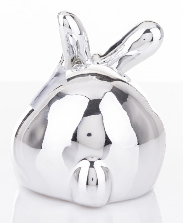 detail Figurka stříbrného králíčka GD DESIGN