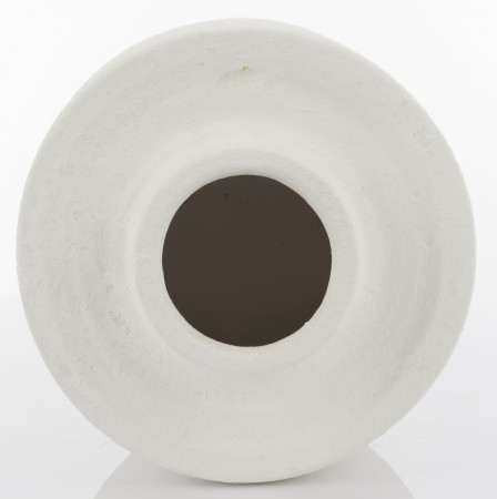 detail Bílá váza 18 cm GD DESIGN