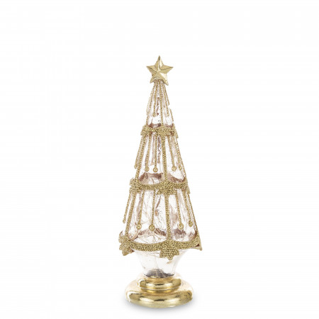 detail Vánoční dekorace stromeček s led osvětlením GD DESIGN