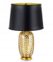 náhled Kovová lampa zlatá s černým stínidlem GD DESIGN