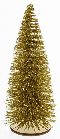 detail Vánoční dekorace stromeček zlatý GD DESIGN