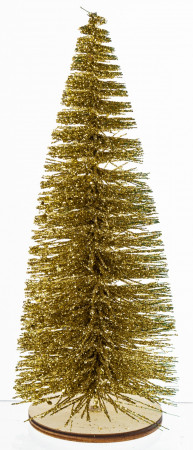 detail Vánoční dekorace stromeček zlatý GD DESIGN