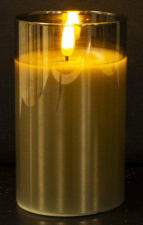 detail Svíčka ve skle na baterie GD DESIGN