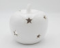 náhled Bílý keramický svícen jablko GD DESIGN