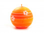 náhled Svíčka ALEGRO koule100 oranžová GD DESIGN