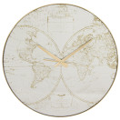 náhled Nástěnné hodiny zlatá mapa GD DESIGN