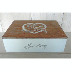 Dřevěná krabička na šperky Dream