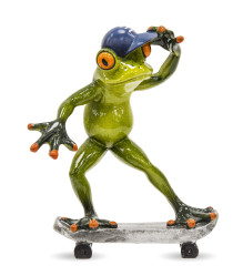 Žába na skateboardu