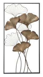 Nástěnná dekorace listy gingko zlaté