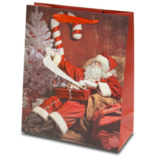 detail Vánoční taška se Santou GD DESIGN