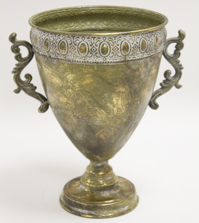 detail Zlatá váza s uchem GD DESIGN