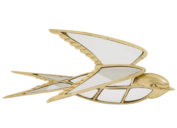 detail Ptáček v letu zlatý GD DESIGN