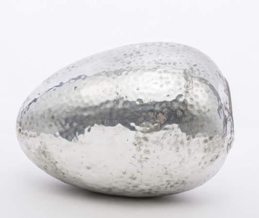 detail Dekorativní vejce stříbrné GD DESIGN