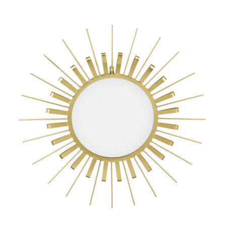 detail Zrcadlo zlaté slunce GD DESIGN