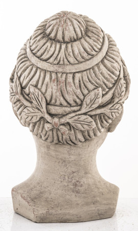 detail Betonová soška hlava 22 cm GD DESIGN