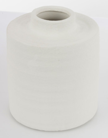 detail Bílá váza 18 cm GD DESIGN