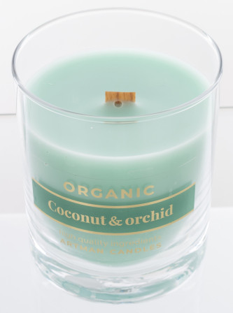 detail Vonná svíčka ve skle Coconut & Orchid 45 g GD DESIGN